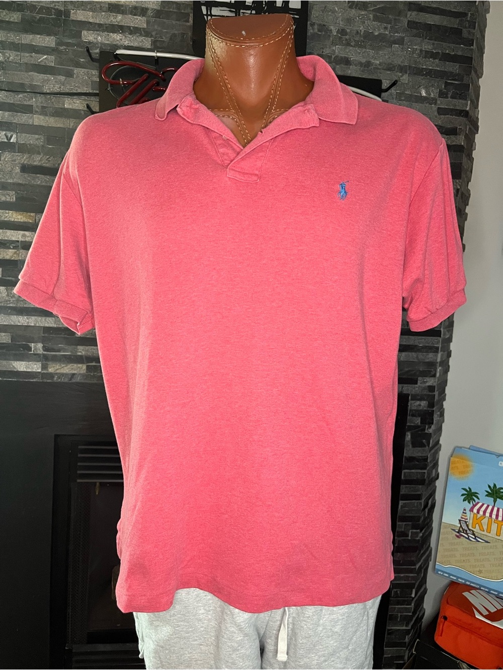 The Iconic Mesh Polo Shirt Ralph Lauren Red Sky